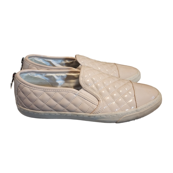 Geox Respira Cream Quilted Cap Toe Slip On Sneaker - Picture 4 of 8